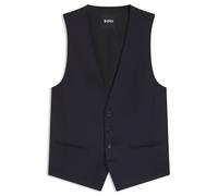 BOSS Slim-Fit Weste aus Schurwoll-Serge - Style H-Huge-Vest-B1, 50469160 Dunkelblau 106