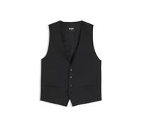 BOSS Slim-Fit Weste aus Schurwoll-Serge - Style H-Huge-Vest-B1, 50566934 Schwarz 44