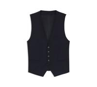 BOSS Slim-Fit Weste aus Stretch-Schurwolle - Style L-HarversVest-241-LC, 50509889 Dunkelblau 44