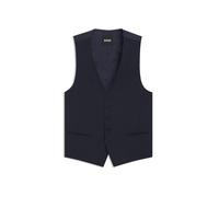 BOSS Slim-Fit Weste aus Stretch-Wolle - Style H-Huge-Vest-MM-224, 50479995 Dunkelblau 46