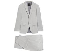 BOSS Slim-Fit Zweiteiler aus fein gemustertem Gewebe - Style H-Huge-2Pcs-253, 50561834 Hellgrau 52