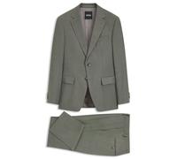 BOSS Slim-Fit Zweiteiler aus gemusterter Stretch-Wolle - Style H-Huge-2Pcs-263, 50567237 Hellgrün 56