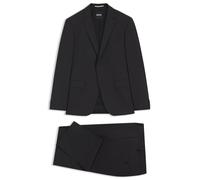 BOSS Slim Fit Anzug aus Schurwolle Modell 'Huge' in Black, Größe 106