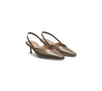 BOSS Slingback-Pumps aus Leder mit komfortabler GAIT-TECH®-Innensohle - Style Charlize_SLB50_AB, 50548543 Hellbraun 42
