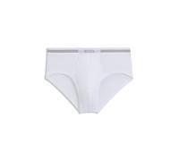 BOSS Slip aus gerippter Baumwolle mit Eingriff und Logo am Bund - Style Traditional Original, 50475395 Weiß XL