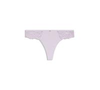 BOSS Slip aus Spitze mit plissiertem Mesh und goldenem Anhänger - Style THONG_BLOSSOM, 50556195 Flieder S