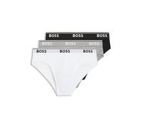 BOSS Slip aus Stretch-Baumwolle - Style Brief 3P Power, 50475273 Weiß / Grau / Schwarz XS