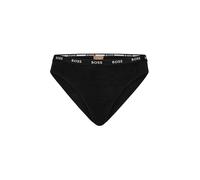BOSS Slip aus Stretch-Jersey mit Logo-Bund - Style BRIEF CI, 50502753 Schwarz L