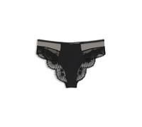 BOSS Slip mit niedriger Bundhöhe aus Spitze und Mesh - Style HIPSTER_AURORA, 50566453 Schwarz XL