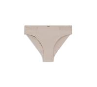BOSS Slip mit niedriger Bundhöhe, goldfarbener Plakette und Monogramm-Spitze - Style BRIEF_B LACE, 50566492 Hellbeige XS