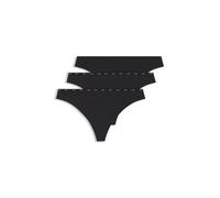 BOSS Slip mit niedriger Bundhöhe und cleanen Abschlüssen - Style 3P MICRO THONG, 50566476 Schwarz M