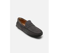 BOSS Mokassins aus Veloursleder mit Pennyloafer-Detail - Style Noel_Mocc_sdpeb, 50541750 Dunkelgrau 44