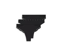 BOSS Slips aus supersoftem Material im Dreierpack mit nicht abzeichnendem Schnitt - Style 3P LACE BRAZILIAN, 50566501 Schwarz XS