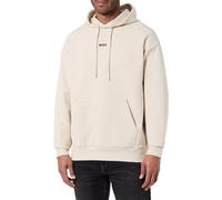 Kapuzensweatshirt BOSS GREEN "Sly Zone", Herren, Gr. XXL, light beige272, Sweatware, Obermaterial: 62% Baumwolle, 33% Polyester, 5% Elasthan, unifarben, regular fit normal, Rundhals, Bündchen, Sweatsh