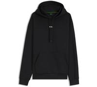 Kapuzensweatshirt BOSS GREEN "Sly Zone", Damen, Gr. 3XL, schwarz002, Sweatware, Obermaterial: 62% Baumwolle, 33% Polyester, 5% Elasthan, unifarben, regular fit normal, Rundhals, Bündchen, Sweatshirts,