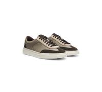 BOSS Sneakers aus Leder mit Cupsohle und Veloursleder-Details - Style Kieran_Tenn_sdtbpl, 50573540 Hellbraun 40