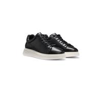 BOSS Sneakers aus Leder mit Gummisohlen - Style Bulton_Runn_lt_N, 50497887 Schwarz 39