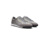 BOSS Sneakers aus Material-Mix mit Nahtdetails - Style Nitan_Lowp_mirspu, 50573552 Hellgrau 43