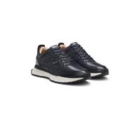 BOSS Sneakers aus poliertem Leder - Style Jonah_Runn_bu, 50536486 Dunkelblau 43