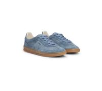 BOSS Sneakers aus Veloursleder mit Gummisohlen - Style Brenta_Tenn_fullsd, 50536645 Blau 37