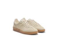 BOSS Sneakers aus Veloursleder mit Gummisohlen - Style Brenta_Tenn_fullsd, 50536645 Hellbeige 38