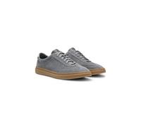 BOSS Sneakers aus Veloursleder mit Gummisohlen - Style Kieran_Tenn_sdoxf, 50548715 Grau 39