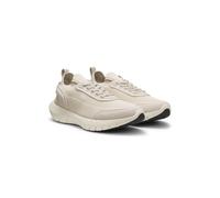 BOSS Sneakers aus Veloursleder mit Stricksocke und Schnürung - Style BOSS-MOTION_Slon_bkn, 50568943 Hellbeige 45