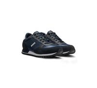 BOSS Sneakers mit Logo-Details und Details aus Kunstleder - Style Parkour-L_Runn_ny_N, 50498133 Dunkelblau 48