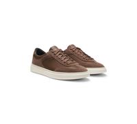 BOSS Sneakers mit Veloursleder-Details und Schnürung - Style Kieran_Tenn_sdnyn, 50567947 Dunkelbraun 46