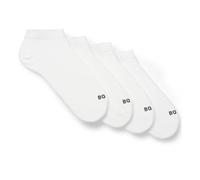 BOSS Sneakersocken im 4er-Pack mit Logo-Stitching (DE/NL/SE/PL, Numerisch, 43, 46, Regular, Regular, Weiß)