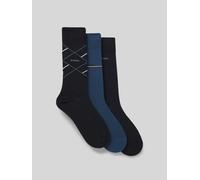BOSS Dreier-Pack mittelhohe Socken mit Logos - Style 3PRS Giftset Icon CC, 50547840 Dunkelblau / Hellblau 40-46