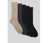 BOSS Socken aus Baumwoll-Mix im 5er-Pack in Taupe, Größe 43-46