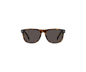 BOSS Sonnenbrille aus Acetat mit Havanna-Muster und silberfarbenen Metalldetails - Style BOSS 1626/S08655IR, 58122758 Braun ONESI