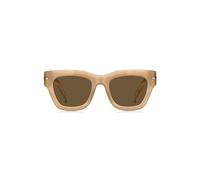 BOSS Sonnenbrille aus beigem Acetat mit charakteristischen goldfarbenen Details - Style BOSS 1520/S10A5170, 58109436 Beige ONESI