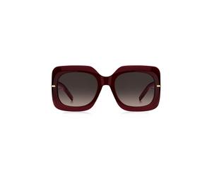 BOSS Sonnenbrille aus burgunderrotem Acetat mit goldfarbenen Scharnieren - Style BOSS 1730/SLHF54HA, 58138173 Rot ONESI