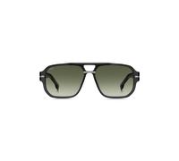 BOSS Sonnenbrille aus grauem Acetat mit gemusterten Akzenten - Style BOSS 1718/SKB7578Z, 58138196 Schwarz ONESI