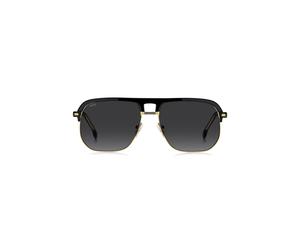 BOSS Sonnenbrille aus Metall und schwarzem Acetat mit Doppelsteg - Style BOSS 1752/S2M2599O, 58329955 Schwarz ONESI