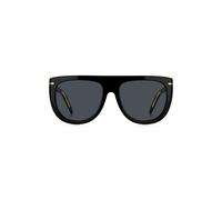 BOSS Sonnenbrille aus schwarzem Acetat mit goldfarbenen Metalldetails - Style BOSS 1655/S80756IR, 58122830 Schwarz ONESI