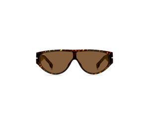 BOSS Sonnenbrille im Masken-Stil aus Acetat mit Monogramm-Muster - Style BOSS 1623/S2VM9970, 58137743 Gemustert ONESI