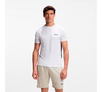 BOSS Schnell trocknendes Slim-Fit T-Shirt mit Vier-Wege-Stretch - Style TS_TOC Spin CB, 50554544 Weiß XXL