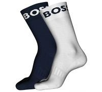 BOSS Herren 2P RS Sport CC Kurze Socken aus Stretch-Gewebe im Zweier-Pack Dunkelblau 39-42