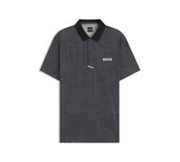 BOSS Sportives Paddy Poloshirt aus schnell trocknendem Stretch-Jersey - Style PL_Paddytech GOC, 50549460 Dunkelgrau XXXL