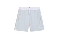 BOSS Badeshorts mit kontrastfarbenem Logo und Paspelierung - Style Starfish, 50514429 Hellblau S