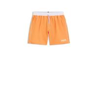 BOSS Schnell trocknende Badeshorts mit Logo-Print - Style Starfish, 50514429 Orange XL