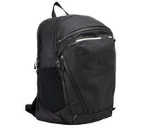 BOSS Rucksack aus strukturiertem Gewebe mit Logo und Signature-Streifen - Style Stenson T_Backpack, 50567733 Schwarz ONESI