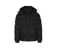 BOSS Regular Fit Steppjacke mit Stehkragen mit Druckknöpfen in Black, Größe 50