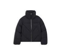 Steppjacke BOSS ORANGE "Padilena Premium Damenmode", Damen, Gr. 40, dunkelblau 408, Web, Obermaterial: 100% Polyamid, unifarben, casual, regular fit normal, Langarm elastischer Bund, Jacken, Regular F