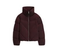 Steppjacke BOSS ORANGE "Padilena Premium Damenmode", Damen, Gr. 42, braun (medium rot 614), Web, Obermaterial: 100% Polyamid, unifarben, regular fit normal, elastischer Bund, Jacken Steppjacke, Regula