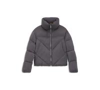 BOSS Steppjacke mit Reißverschluss aus schimmerndem Gewebe - Style C_Padilena, 50548035 Dunkellila 44