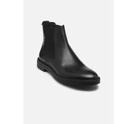 BOSS Chelsea Boots aus poliertem Leder mit Signature-Naht - Style Calev_Cheb_ltfb, 50552527 Schwarz 46